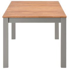 Vidaxl Jedilna miza 180x90x74 cm trdna hrastovina
