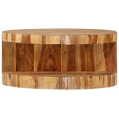 Vidaxl Okrogla klubska mizica 65x30 cm trden palisander