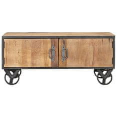 Vidaxl Klubska mizica 90x50x39 cm trden predelan les