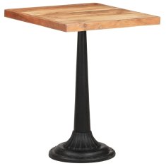 Vidaxl Bistro miza 60x60x76 cm trden akacijev les