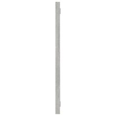 Vidaxl Kopalniško ogledalo betonsko sivo 60x1,5x37 cm iverna plošča