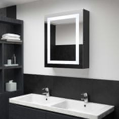 shumee LED kopalniška omarica z ogledalom 50x13x70 cm