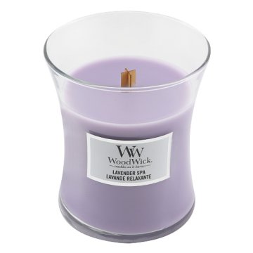 Woodwick Ovalna vaza za sveče , Kopel s sivko, 275 g