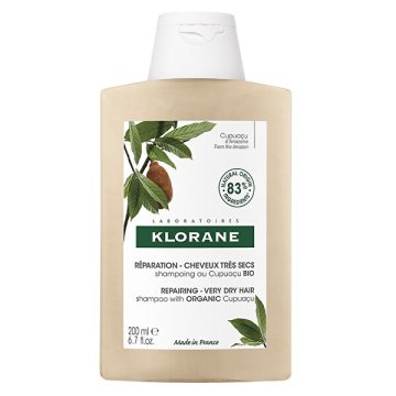 Klorane Hranljiv šampon za suhe lase Organic Butter Cupuaçu BIO ( Repair ing Shampoo)