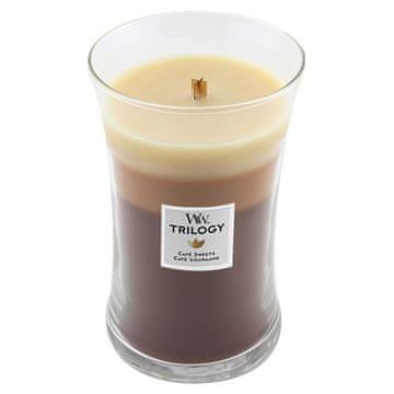 Woodwick Sveča Trilogy , Sladica v kavarni, 609,5 g