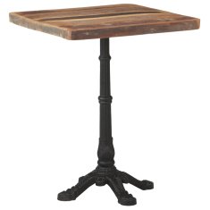 Vidaxl Bistro miza 60x60x76 cm trden predelan les