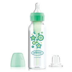 Dr.Brown´s Otroška steklenička proti kolik Možnosti + 250 ml 2v1 zelena z ustnikom