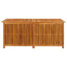 Vidaxl Vrtna škatla za shranjevanje 175x80x75 cm trden akacijev les