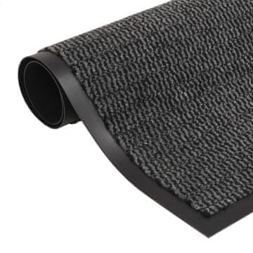 Vidaxl Protiprašni predpražnik pravokotni taftani 60x90 cm antracit