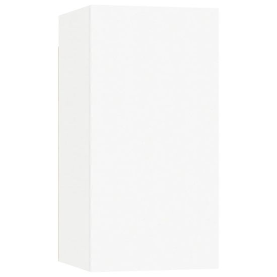Vidaxl TV omarica bela 30,5x30x60 cm iverna plošča