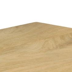 Greatstore Jedilna miza 115x55x76 cm trden mangov les in jeklo