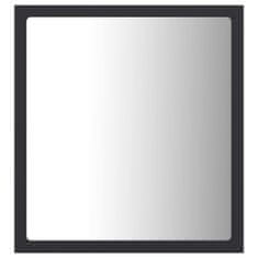 Greatstore Kopalniško ogledalo LED sivo 40x8,5x37 cm iverna plošča