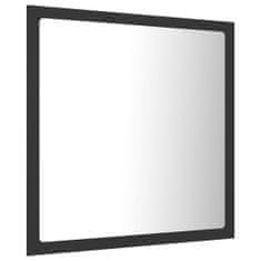Greatstore Kopalniško ogledalo LED sivo 40x8,5x37 cm iverna plošča