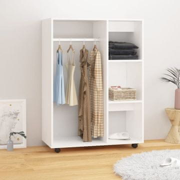 Vidaxl vidaXL Omarica, bela, 80x40x110 cm, material na osnovi lesa