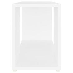Greatstore TV omarica bela 60x24x32 cm iverna plošča