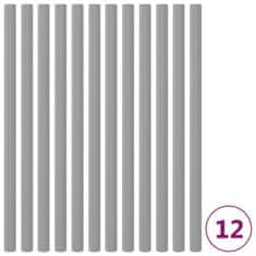 Vidaxl Penasti tulci za trampolin 12 kosov 92,5 cm sivi