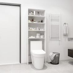 Vidaxl Omara za pralni stroj bela 64x24x190 cm