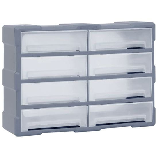 Vidaxl Organizator z 8 velikimi predali 52x16x37 cm