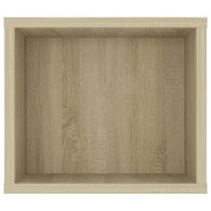 Greatstore Viseča TV omarica sonoma hrast 100x30x26,5 cm iverna plošča