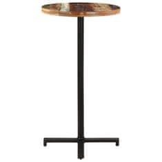 Vidaxl Bistro mizica okrogla Ø 60x110 cm trden predelan les