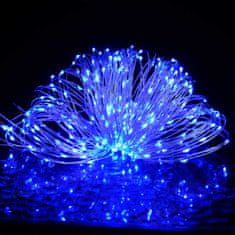Vidaxl Mikro LED lučke na vrvici 40 m 400 LED modre 8 funkcij