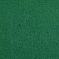 Vidaxl Razstavna Preproga Gladka 1x12 m Zelena