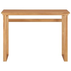 Vidaxl Pisalna miza 100x45x75 cm trdna tikovina