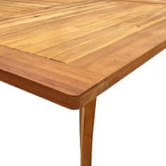 Greatstore Vrtna miza 150x90x75 cm trden akacijev les