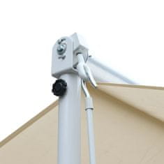Vidaxl Prostostoječa tenda 500x300 cm krem