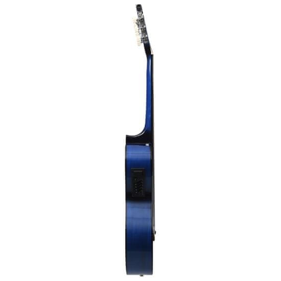 shumee Kitara 12-delni komplet z izenačevalnikom s 6 strunami modra
