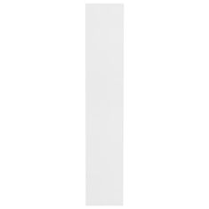 Vidaxl Omara za čevlje bela 54x34x183 cm iverna plošča