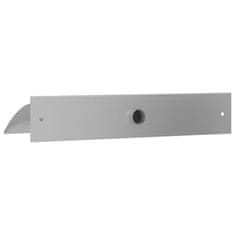 Vidaxl Vodni slap za bazen srebrn 45x9x26 cm nerjaveče jeklo