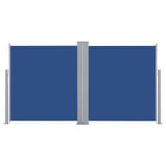 Greatstore Zložljiva stranska tenda modra 160x600 cm