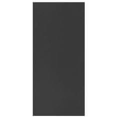 Vidaxl Knjižna omara / komoda črna 66x30x130 cm iverna plošča