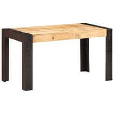 Vidaxl Jedilna miza 140x70x76 cm trden robusten mangov les