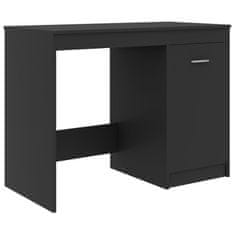 Vidaxl Pisalna miza siva 140x50x76 cm iverna plošča