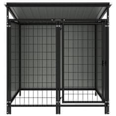 Vidaxl Zunanji pasji boks 133x133x113 cm