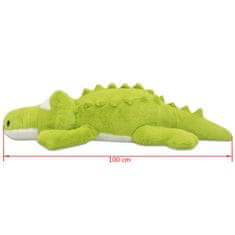Vidaxl Plišasta igrača krokodil XXL 100 cm