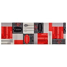 Vidaxl Kuhinjska talna preproga pralna Cuisine 45x150 cm