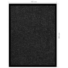 Vidaxl Predpražnik črtast antracit 60x80 cm