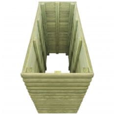 Vidaxl Visoka greda 106x56x96 cm impregnirana borovina