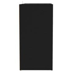 Vidaxl Omarica za čevlje črna 60x35x70 cm iverna plošča
