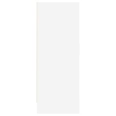 Vidaxl Omara za čevlje bela 60x35x92 cm iverna plošča