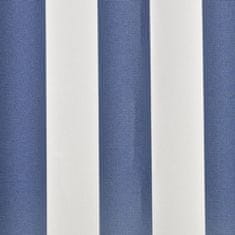 Vidaxl Tenda iz platna modra in bela 3x2,5 m (brez okvirja)