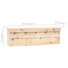 Greatstore Hišica za vrabce s 5 prostori 68x15x21 cm les jelke