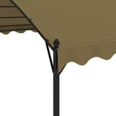 Vidaxl Paviljon 4x3x2,6 m taupe 180 g/m2