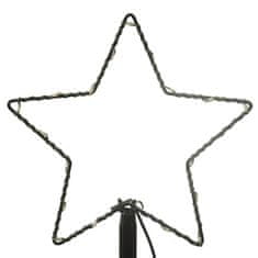 Greatstore Novoletno drevesce s kovinskim stebrom 500 LED lučk 3 m