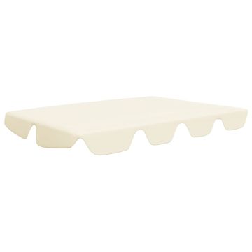 Vidaxl Streha za vrtno gugalnico krem 188/168x145/110 cm