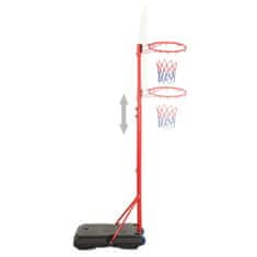 Greatstore Prenosni košarkarski komplet nastavljiv 200-236 cm
