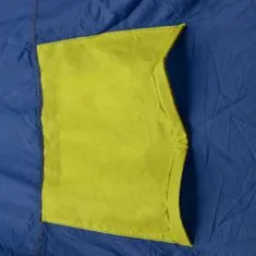 shumee Šotor za kampiranje za 9 oseb modre in rumene barve